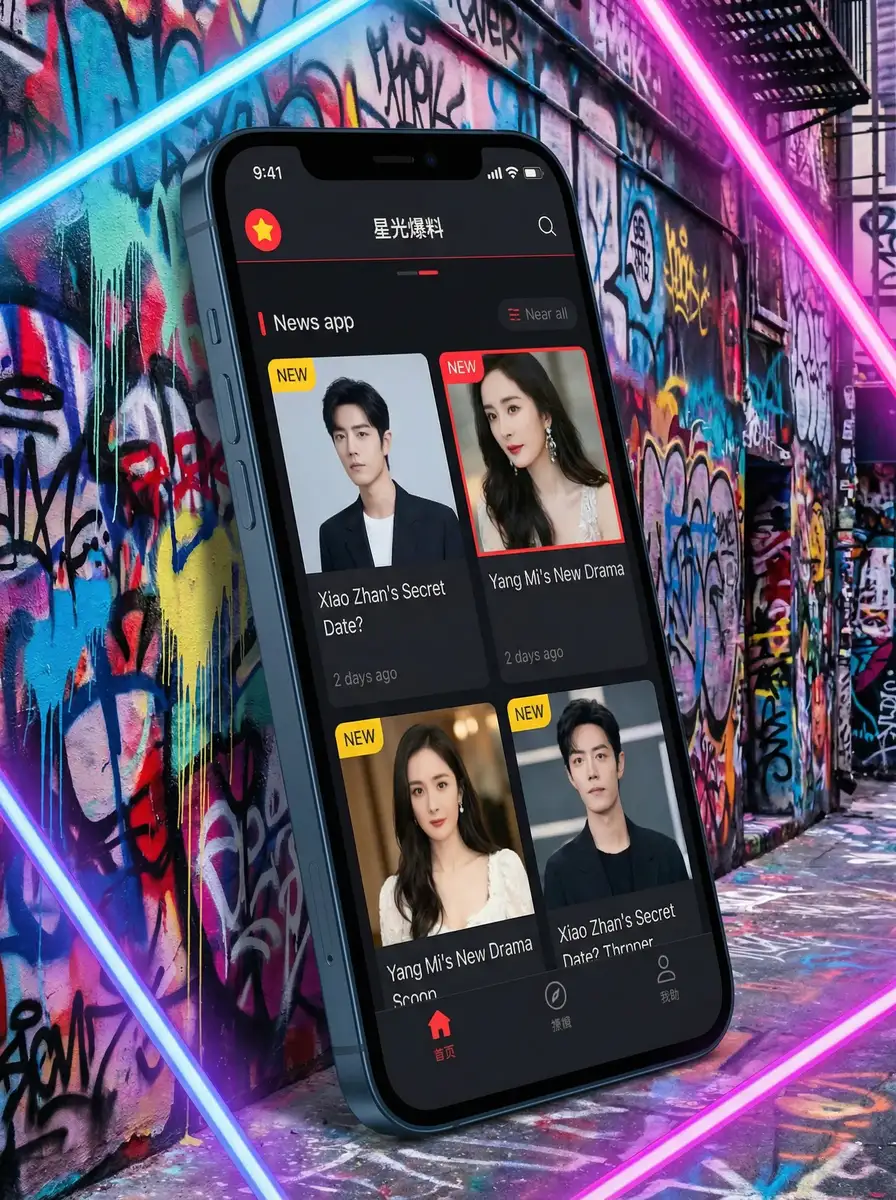 华为p40直播 APP界面展示 - 掌上吃瓜神器
